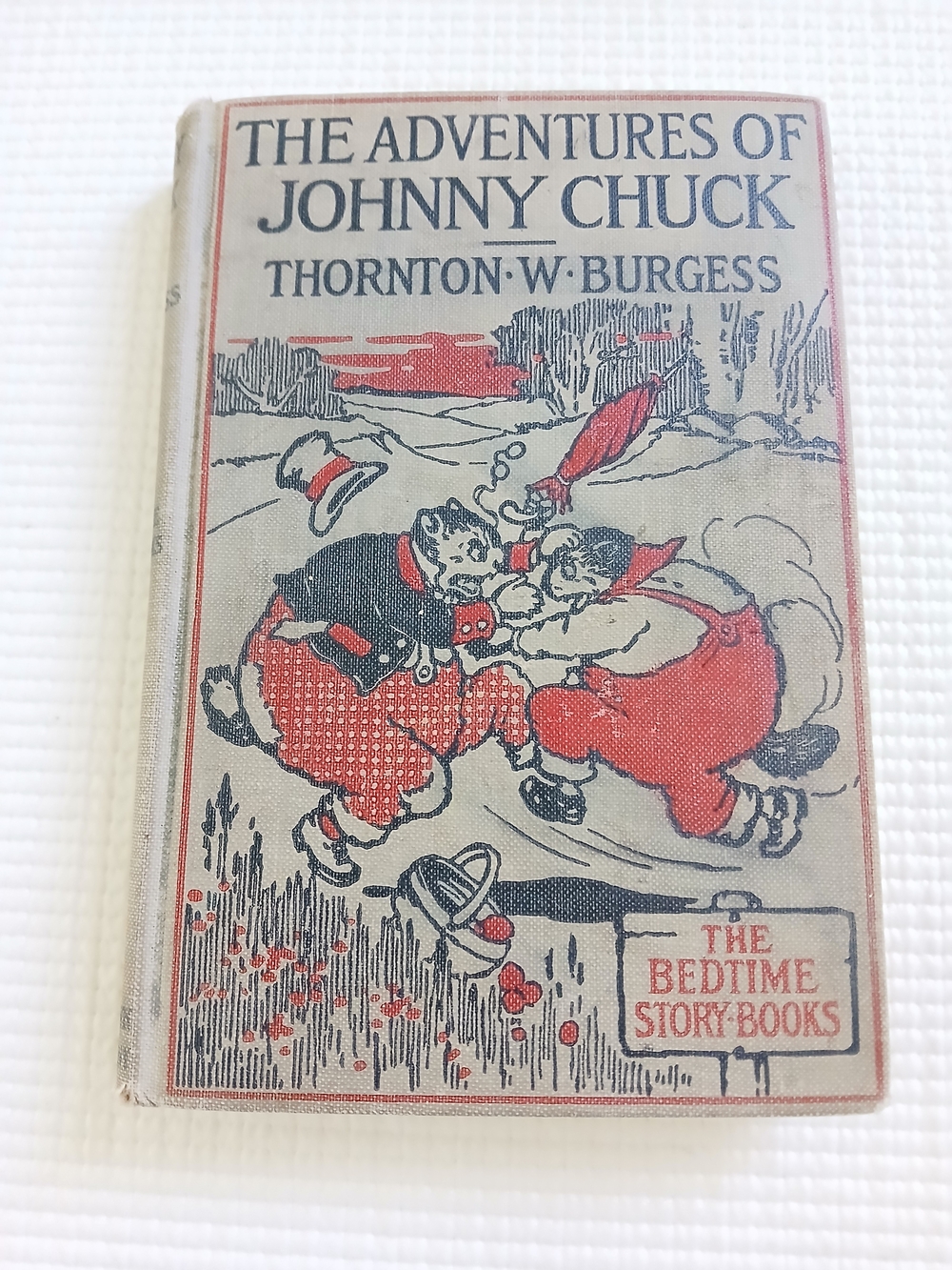 Antique "The Adventures of Johnny Chuck" book, 1920, illustrated, as is